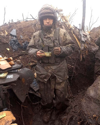 Украинские военнослужащие под Бахмутом